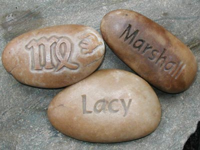 lets rock engraved birthstones as a gift